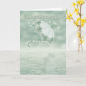 Mère de la chambre Félicitations carte avec flux (Fleur jaune)