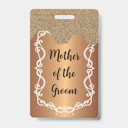 Mère de la Groom Hen Night badge lanyard (Avant)