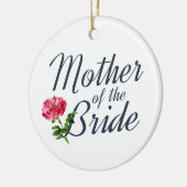 Mère de la Mariage mariée Calligraphie | Ornement (Gauche)