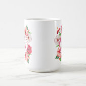 Mère de la mariée Floral Mariage classique Mug (Centre)