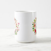 Mère de la mariée Floral Mariage classique Mug (Centre)