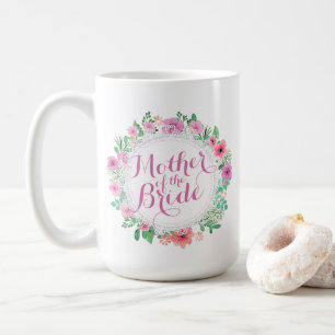 Mère de la mariée Floral Mariage classique Mug