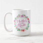 Mère de la mariée Floral Mariage classique Mug (Gauche)