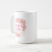 Mère de la mariée Floral Mariage classique Mug (Devant gauche)
