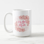 Mère de la mariée Floral Mariage classique Mug (Gauche)