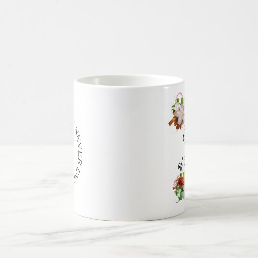 Mère de la mariée Floral Rose Bouquet Mug (Centre)
