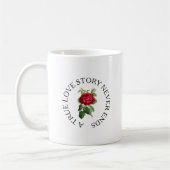 Mère de la mariée Floral Rose Bouquet Mug (Gauche)