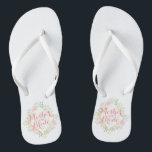 Mère de la mariée Flore Mariage tongs<br><div class="desc">Pour plus de personnalisation,  cliquez sur le bouton "Customiser" et utilisez notre outil de conception pour modifier ce modèle. Si les options sont disponibles,  vous pouvez modifier le texte et l'image en cliquant simplement sur "Modifier/Supprimer le texte ou l'image ici" et ajouter le vôtre. Conçu par Freepik.</div>