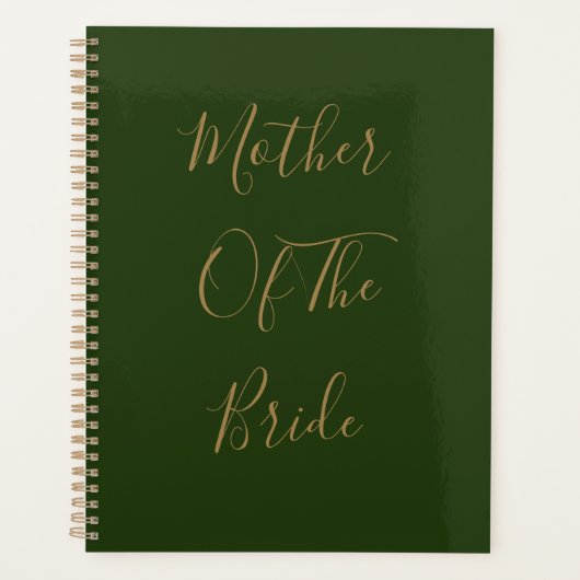 Mère De La Mariée Gold Green Mariages Cadeau Favor (Devant)