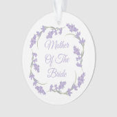 Mère de la mariée Lavender Floral Wreath (devant)