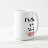 Mère de la mariée mariage mug (Devant droit)
