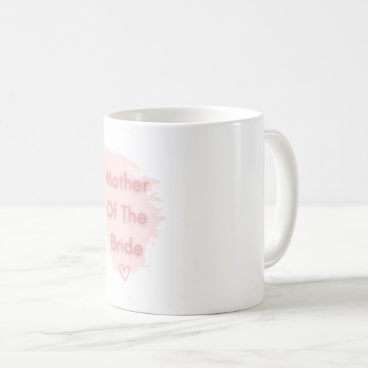 Mère de la mariée mug (Devant droit)
