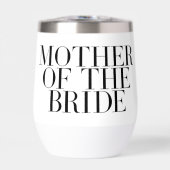 Mère de la mariée Noir Moderne Élégante Personnali (Avant)