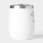 Mère de la mariée Nom cadeau Black Gold Parties sc (Avant)