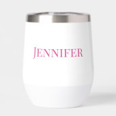 Mère de la mariée rose moderne Elégant Personnalis (Arrière)