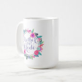 Mère de la mariée Tropical Floral Classic Mug (Devant gauche)