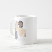 Mère de la mère de la mariée maman mug (Devant gauche)