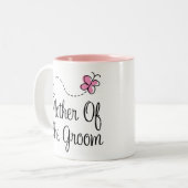 Mère de la tasse de cadeau de mariage de marié (Devant gauche)