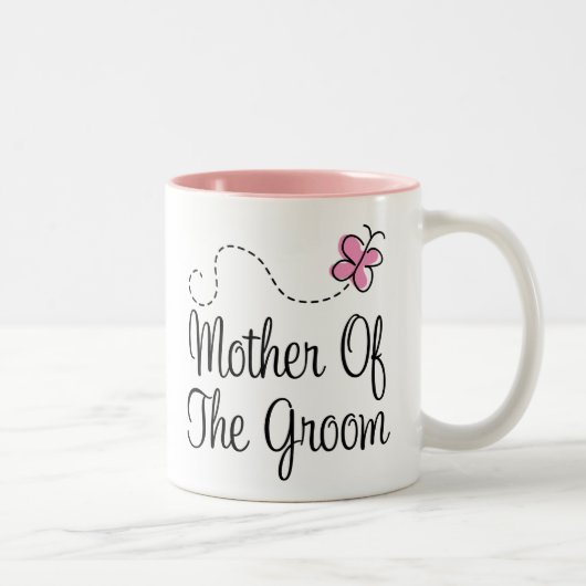 Mère de la tasse de cadeau de mariage de marié (Droit)