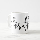 Mère de la tasse de café du marié (Devant gauche)