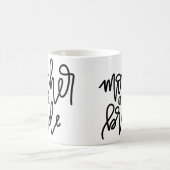 Mère de la tasse de calligraphie de jeune mariée (Centre)
