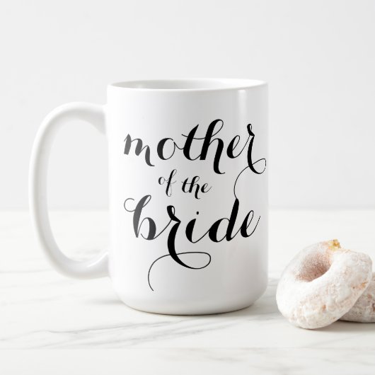 Mère de la tasse de jeune mariée (Avec donut)