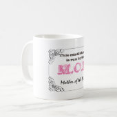 Mère de la tasse de jeune mariée (Devant gauche)
