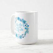 Mère de la tasse florale de classique de mariage (Devant gauche)