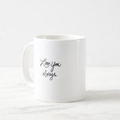 Mère de l'amour de tasse de jeune mariée vous (Devant gauche)