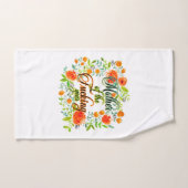 Mère de l'année F*cking Fleur sauvage Floral Maman (Serviette à main)