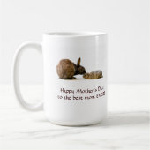 Mère de lapin et bébé - tasses (Gauche)