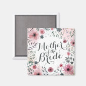 Mère de l'aquarelle de mariée | Magnet (Recto/Verso)