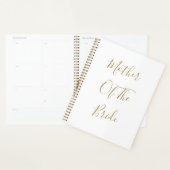 Mère De L'Épouse Or Blanc Mariages Cadeau Faveur (Devant avec enveloppe)