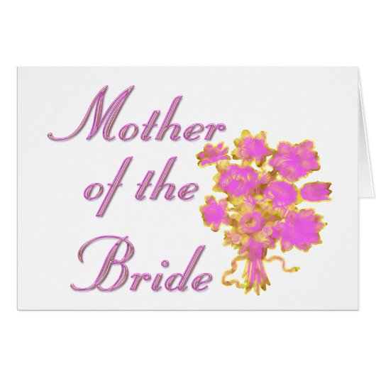 Mère de l'or et du bouquet de jeune mariée (Devant horizontal)
