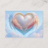 Mère de Pearl Heart dans les ailes carte de guéris (Dos)