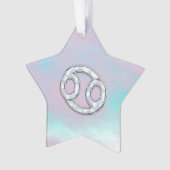 Mère de style Pearl Cancer Symbole Astrologie (devant)