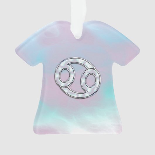 Mère de style Pearl Cancer Symbole Astrologie (devant)