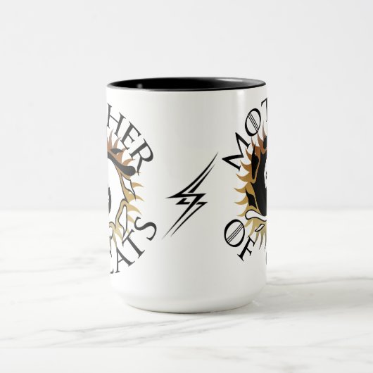 Mère de tasse de café de chats (Centre)