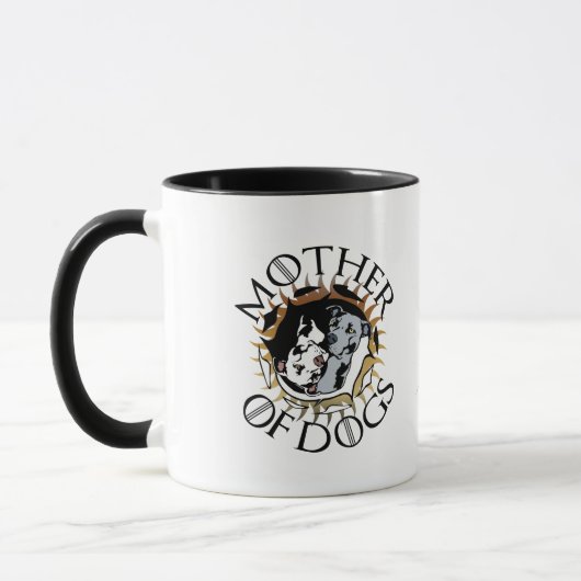 Mère de tasse de café de chiens (Gauche)