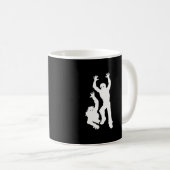 Mère des deux gouls Drôle maman Halloween Mug (Devant droit)