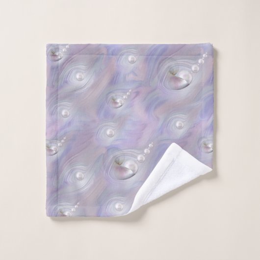 Mère des perles donnant naissance à une perle (Gant de toilette)
