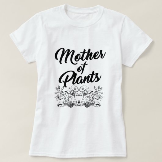 MÈRE DES T-shirts PLANTES (Design devant)
