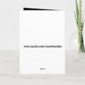 MÈRE DISTINGUÉE Carte de vœux pliée (Dos)