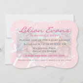 Mère douce et bébé Sirène Baby showers Invitations (Dos)