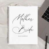 Mère du Carnet de script chic de mariée