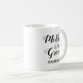 Mère Du Groom Mug (Devant droit)