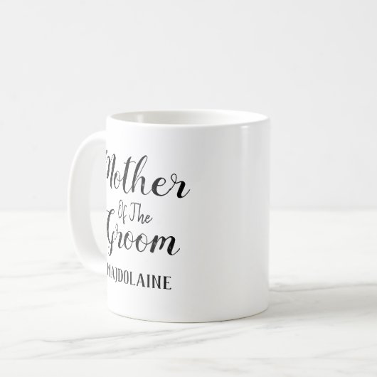 Mère Du Groom Mug (Devant gauche)