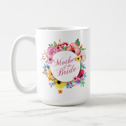 Mère du Mariage de mariée | Mug classique (Gauche)