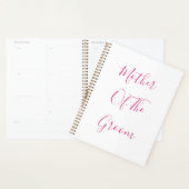 Mère Du Mariage Groom Pink Simple Cadeau Faveur (Devant avec enveloppe)