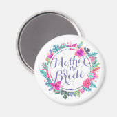 Mère du Mariage tropical de la mariée | Magnet (Recto/Verso)